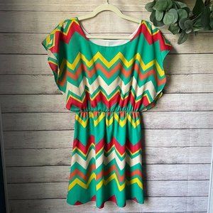 Women's My Stary Chevron Dress     KA11-18